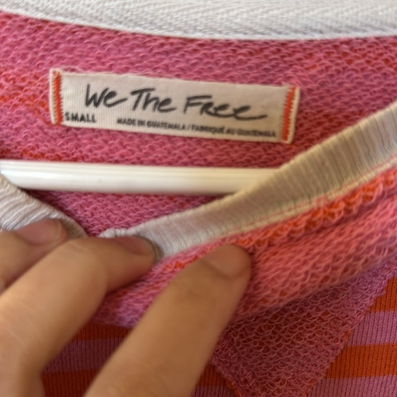 Free People We The Free | Classic Striped Oversized Crewneck | Small - Picture 11 of 16